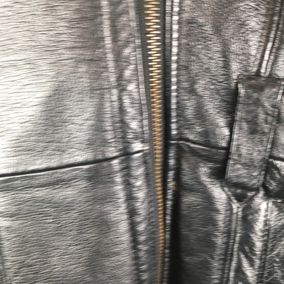 Wilsons Leather Coat Kid's Girl Sherpa Lined Black size XS Full zip Pockets - Picture 8 of 10